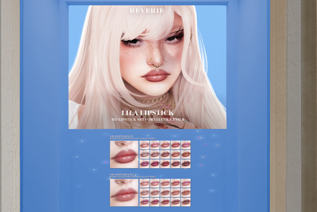 Lila Lipstick - EvoX, L$250 each/L$450 FP