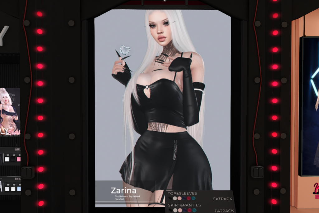 Zarina Top &amp; Sleeves and Skirt &amp; Panties - Reborn Squish, L$299 each/L$1750 each FP/L$2999 MP