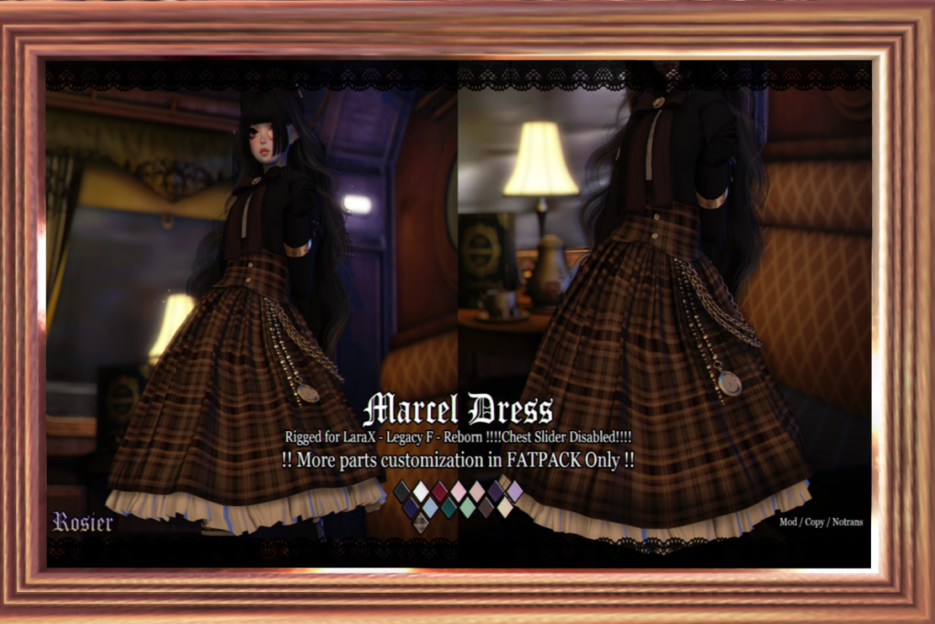 Marcel Dress - Legacy/MaitreyaX/Reborn, L$289 each/L$1050 FP