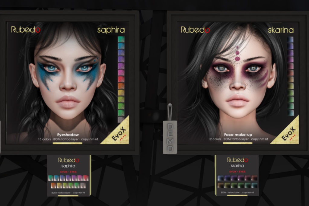 Saphira &amp; Skarina Makeup - EvoX, L$240-L$250 each
