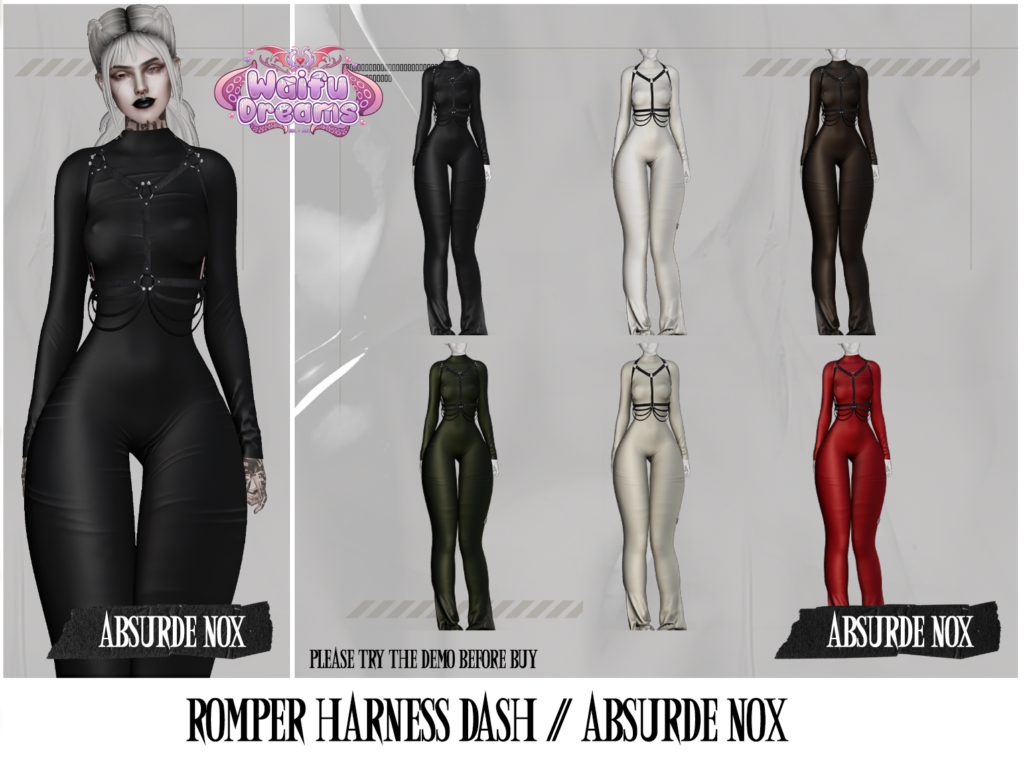 Romper Harness Dash - Ayla/Legacy/MaitreyaX/Reborn/+mods