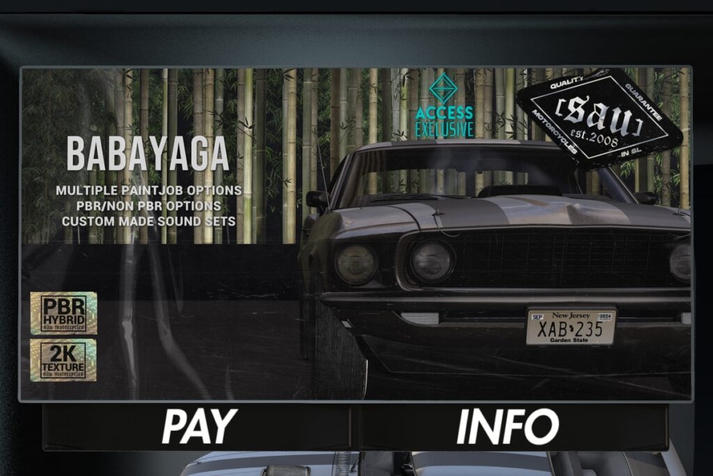 Babayaga Driveable Car, L$2980