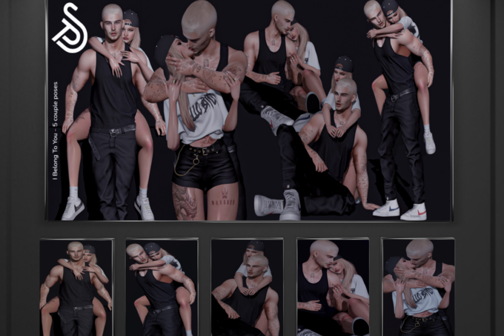 I Belong To You Poses, L$200 each/L$550 FP