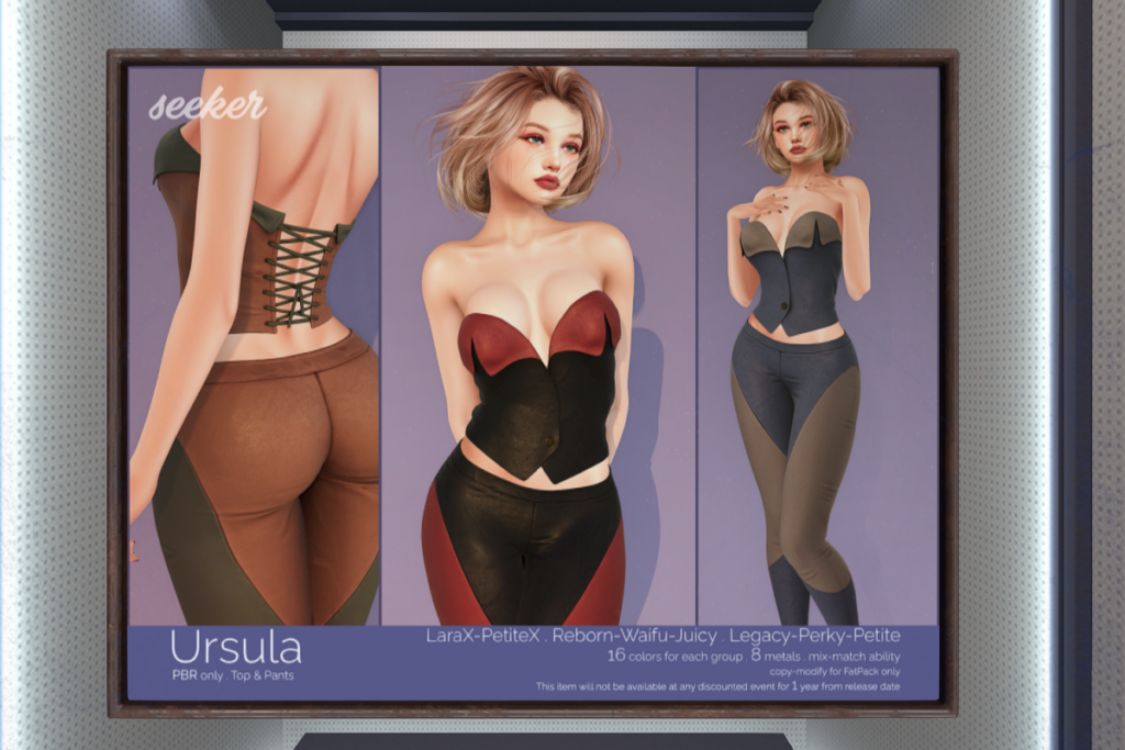 Ursula Set - Legacy/MaitreyaX/Reborn/+mods, L$369 each/L$1299 FP