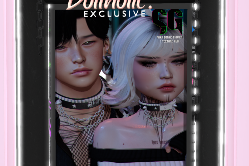 Punk Gothic Choker - Anatomy/Legacy M+F/Reborn, L$449 each