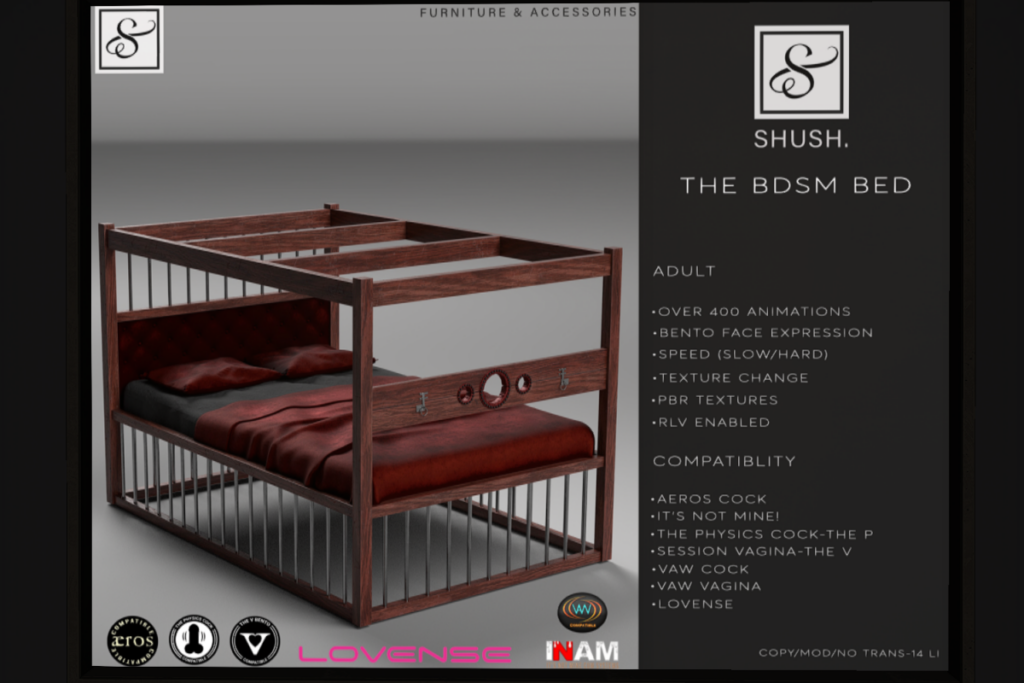 The BDSM Bed, L$1999