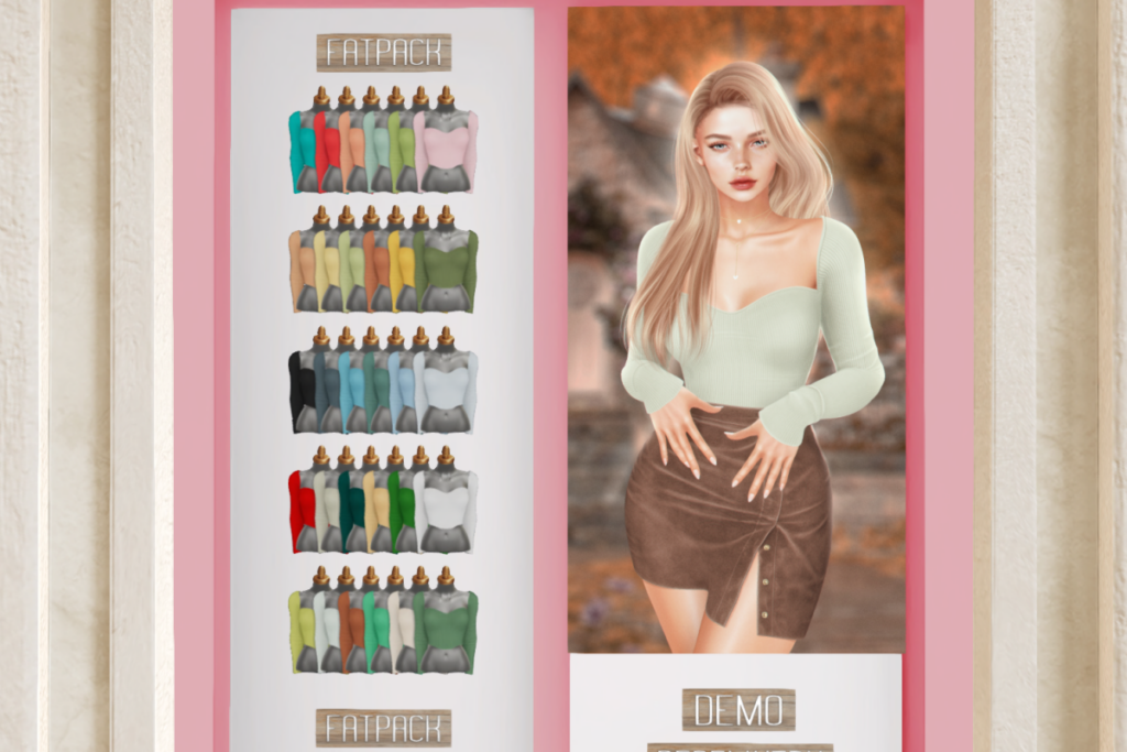 College Chic Top &amp; Skirt - Legacy/MaitreyaX/Reborn/+mods, L$299 each/L$349-L$999 each FP
