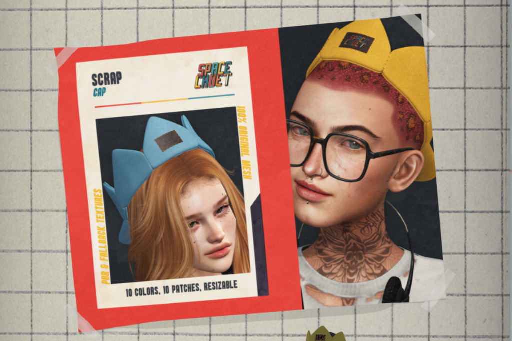 Scrap Cap, L$399