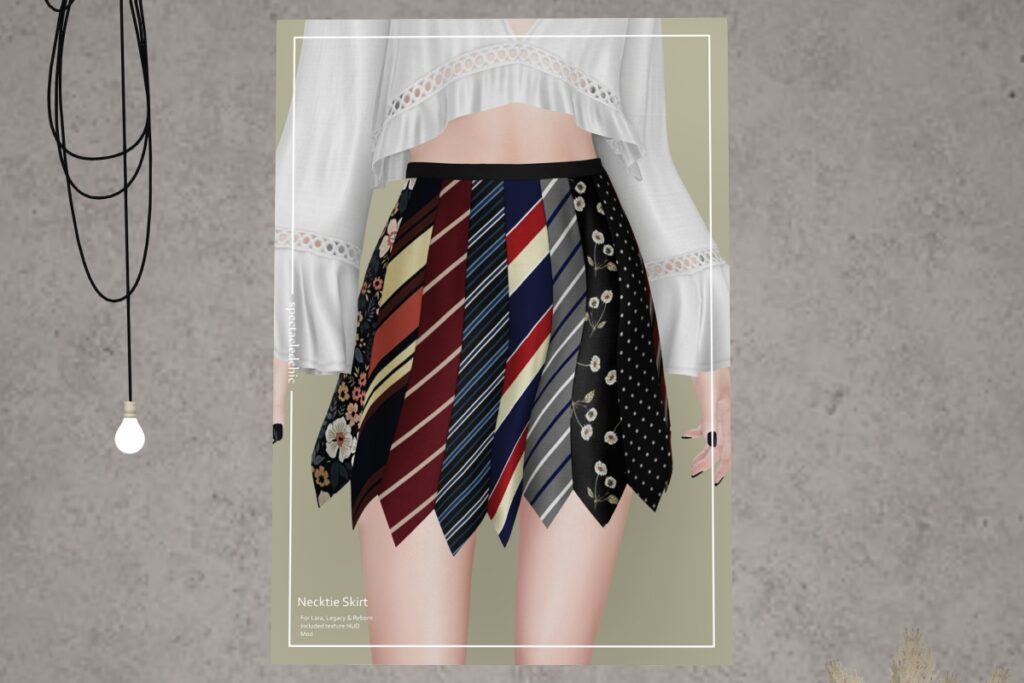 Necktie Skirt - Legacy/Maitreya/Reborn, L$399 each Body Pack/L$999 FP