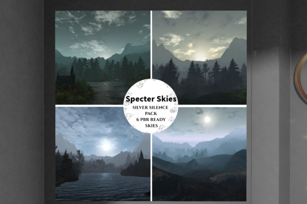 Silver Silence PBR Skies, L$295