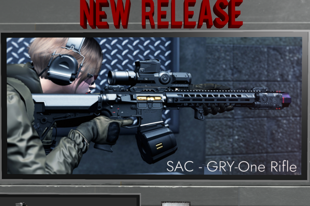 GRY-One Rifle, L$350 each