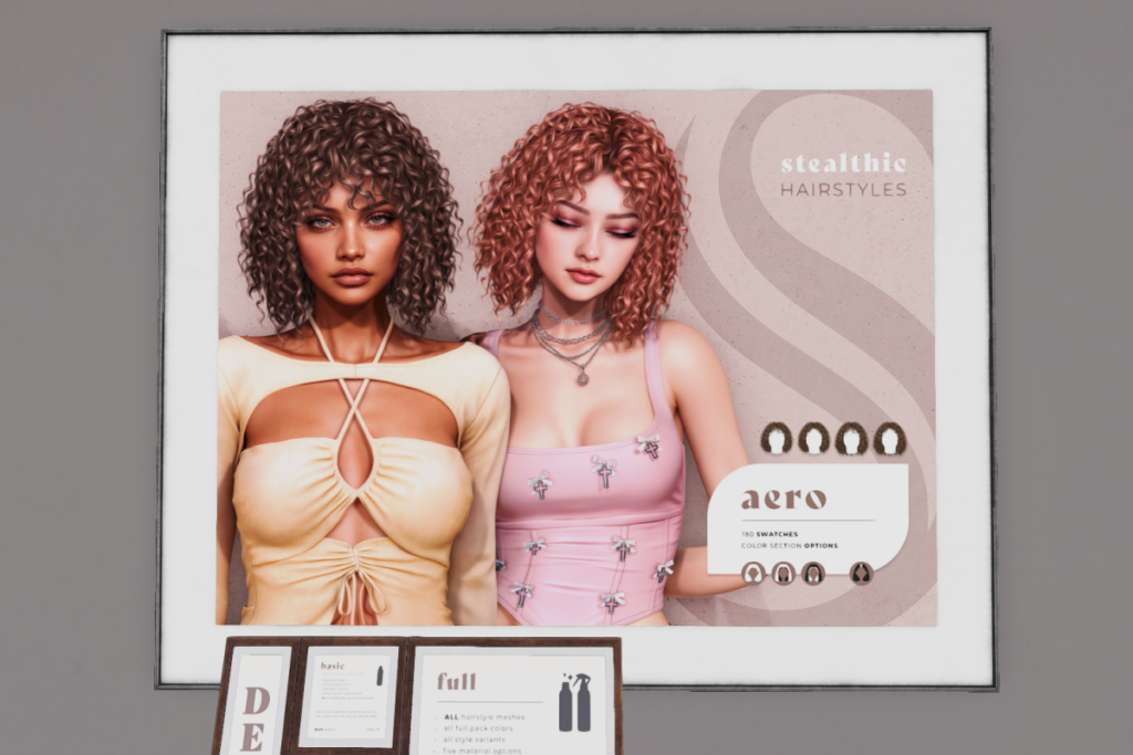 Aero Hair	&lt;a href=&quot;http://maps.secondlife.com/secondlife/Rapture/116/141/107&quot; target=&quot;_blank&quot;&gt;Teleport&lt;/a&gt;