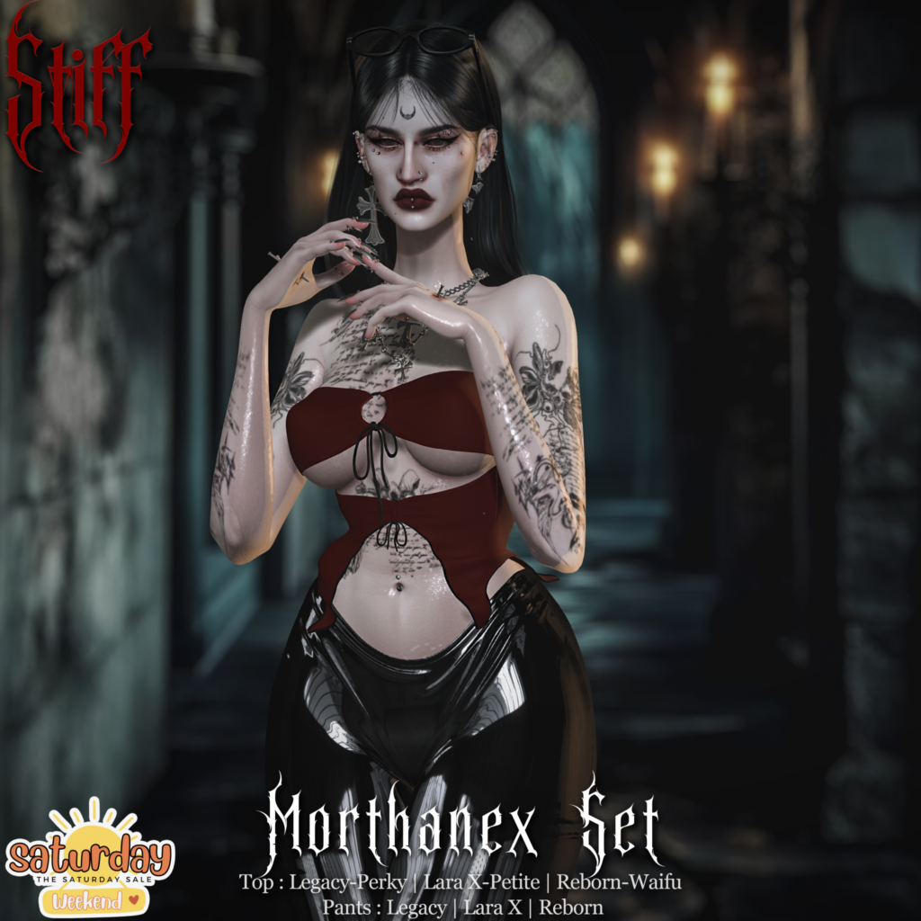 Morthanex Top &amp; Pants - Legacy/MaitreyaX/Reborn/+mods	&lt;a href=&quot;http://maps.secondlife.com/secondlife/Dream%20Isles/23/193/601&quot; target=&quot;_blank&quot;&gt;Teleport&lt;/a&gt;