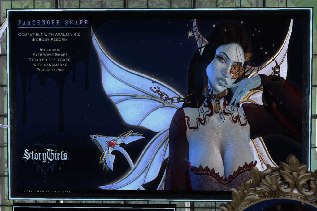Partenope Shape - Lelutka Avalon/Reborn, L$699