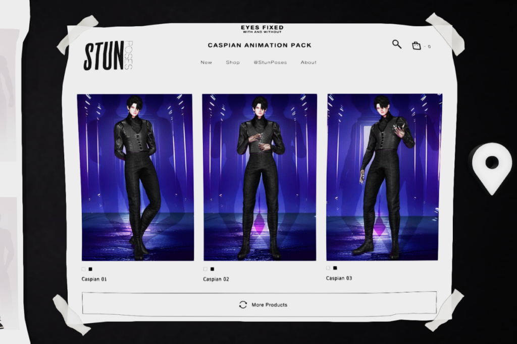 Caspian Animation Pack, L$300
