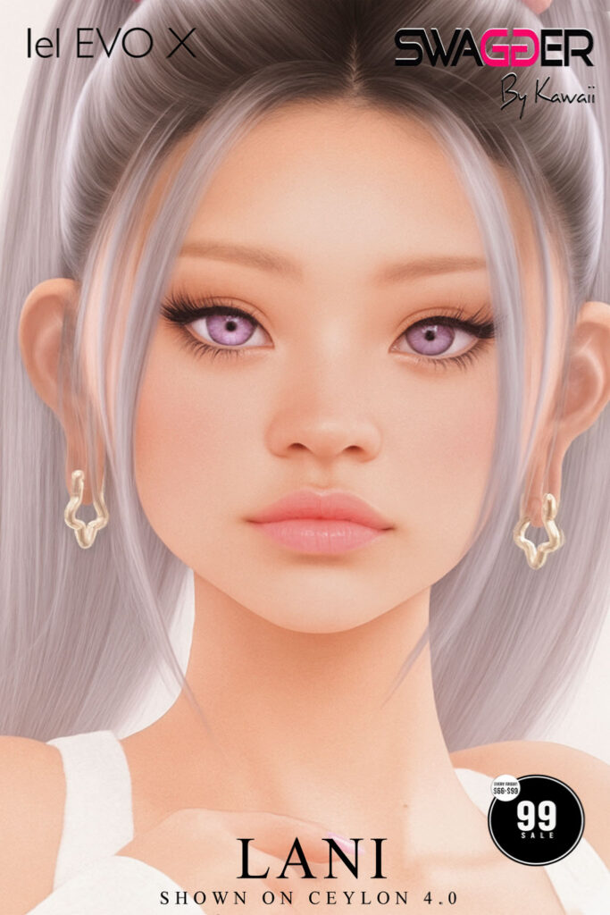 Lani Skin - EvoX	&lt;a href=&quot;http://maps.secondlife.com/secondlife/CandyBar/222/25/2851&quot; target=&quot;_blank&quot;&gt;Teleport&lt;/a&gt;
