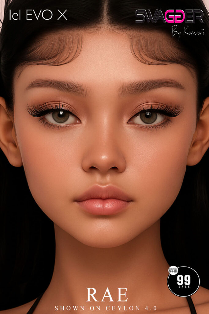 Rae Skin - EvoX	&lt;a href=&quot;http://maps.secondlife.com/secondlife/CandyBar/222/25/2851&quot; target=&quot;_blank&quot;&gt;Teleport&lt;/a&gt;
