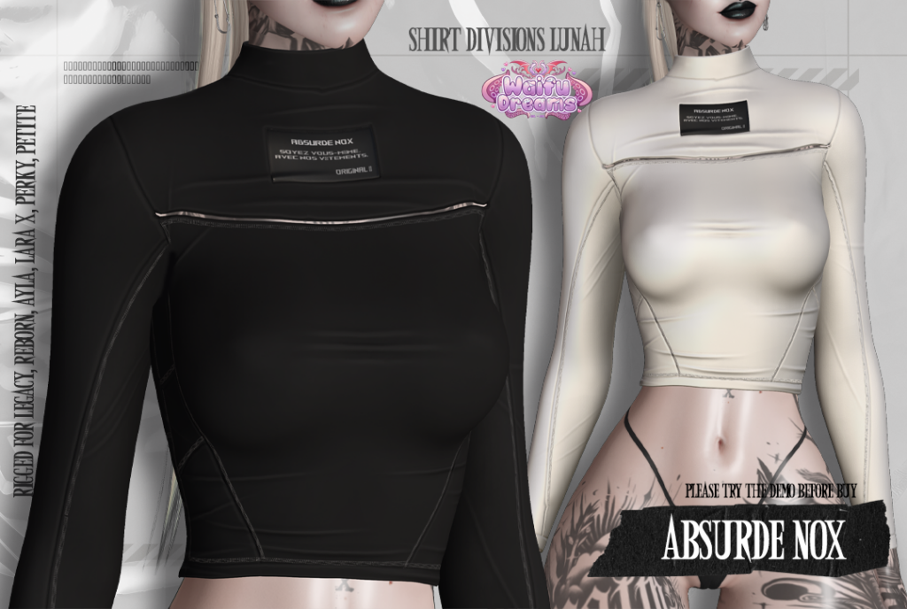 Shirt Divisions Lunah - Ayla/Legacy/MaitreyaX/Reborn/+mods