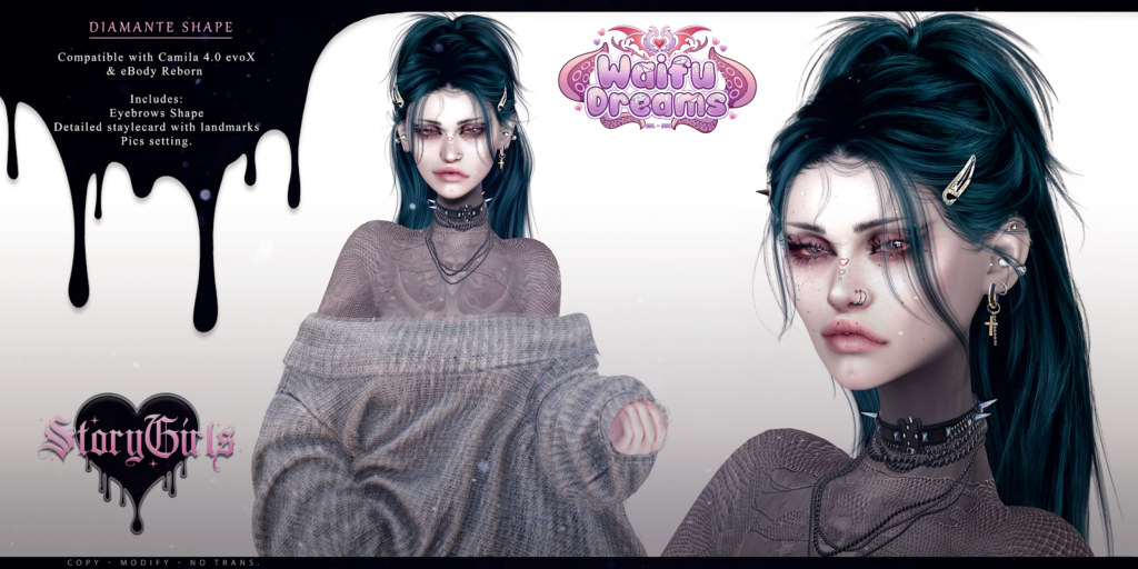 Diamante Shape - Lelutka Ceylon/Reborn