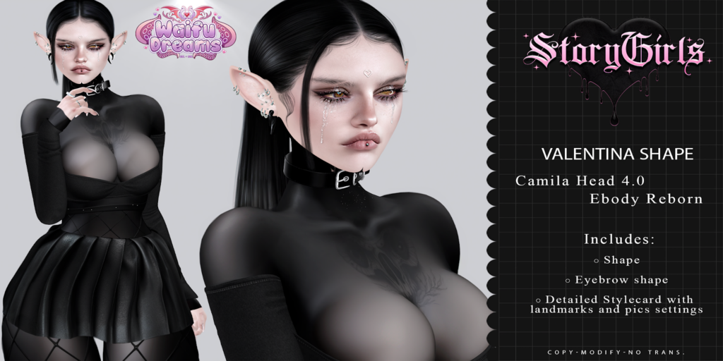Valentina Shape - Lelutka Camila/Reborn