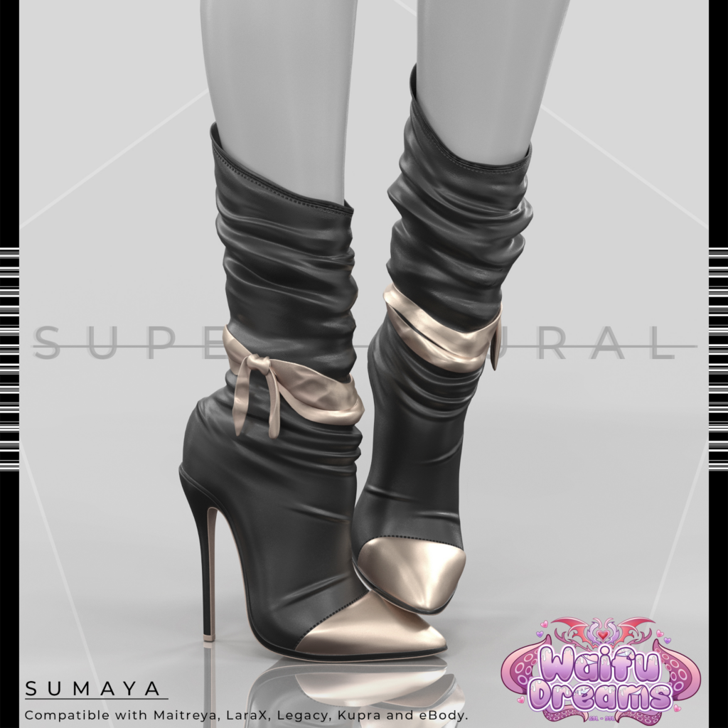 Sumaya Boots - Inithium/Legacy/Maitreya/Reborn/+mods