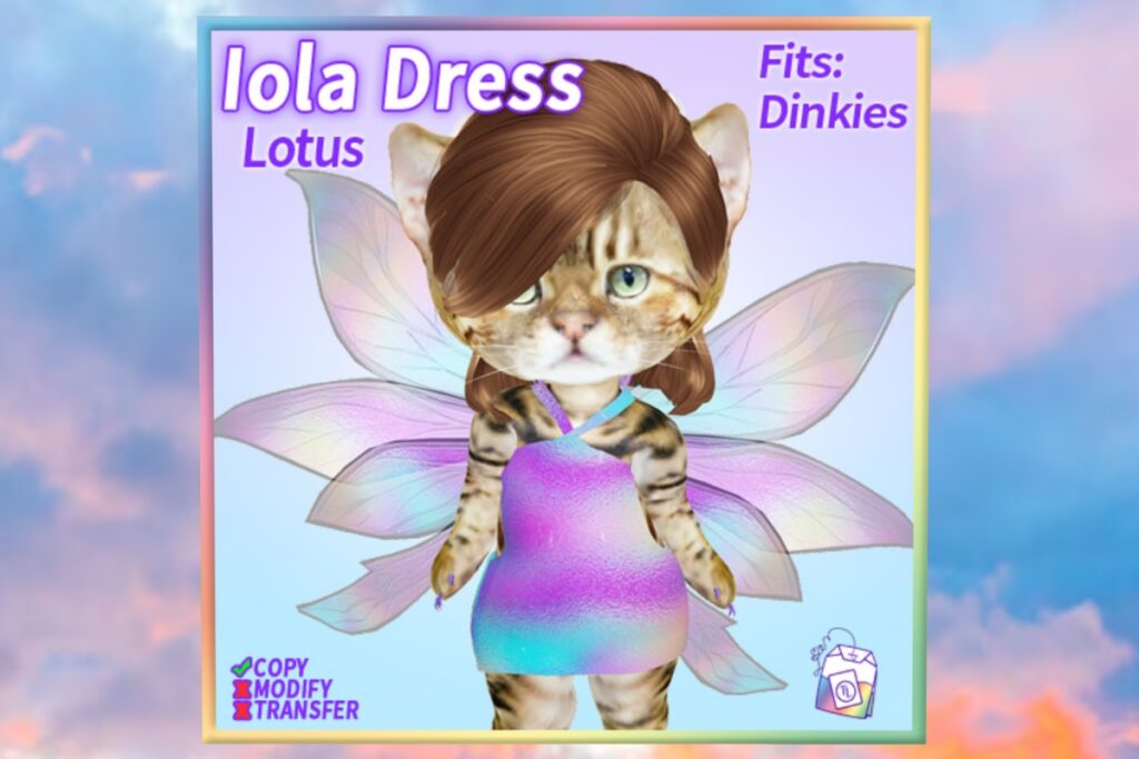 Iola Dress - Tiny Inc Dinkies, L$96 each