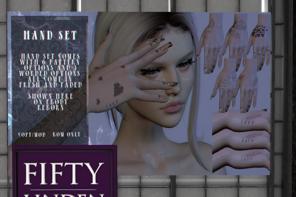 Hand Set - BOM	&lt;a href=&quot;http://maps.secondlife.com/secondlife/Nocturnal%20Collective/120/126/29&quot; target=&quot;_blank&quot;&gt;Teleport&lt;/a&gt;