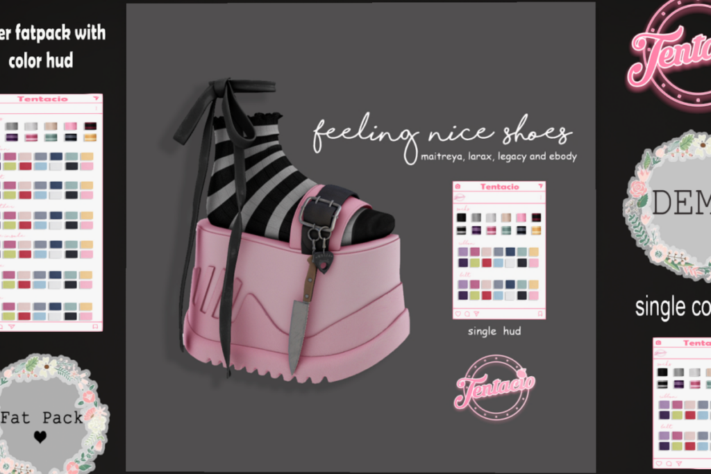 Feeling Nice Shoes - Legacy/MaitreyaX/Reborn/+mods, L$269 each/L$1299 FP