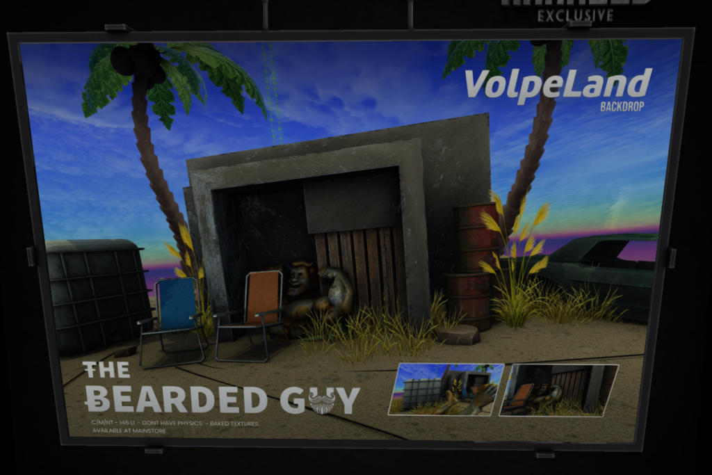 Volple Land Backdrop, L$299