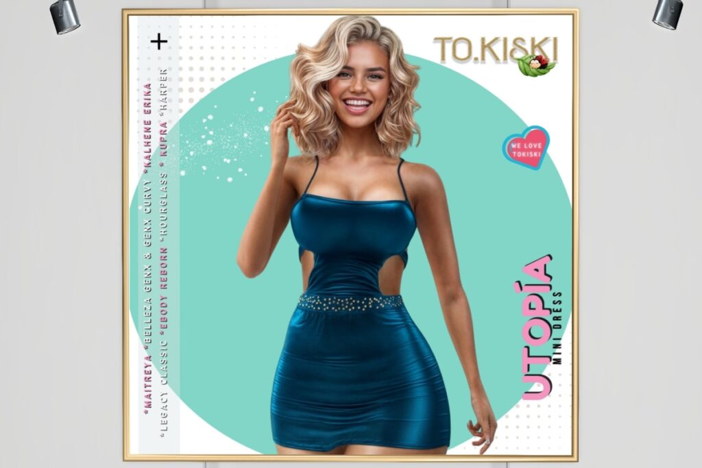 Utopia Dress - see ad for fits, L$75 each/L$450 FP