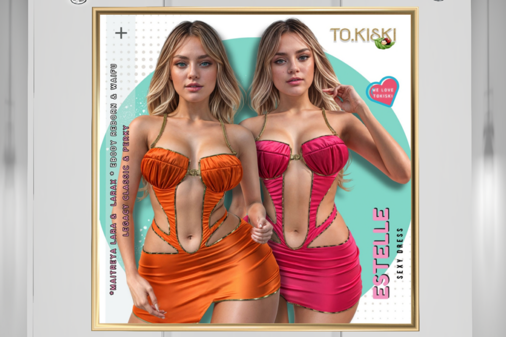 Estelle Dress - Legacy/Maitreya/Reborn/+mods, L$95 each