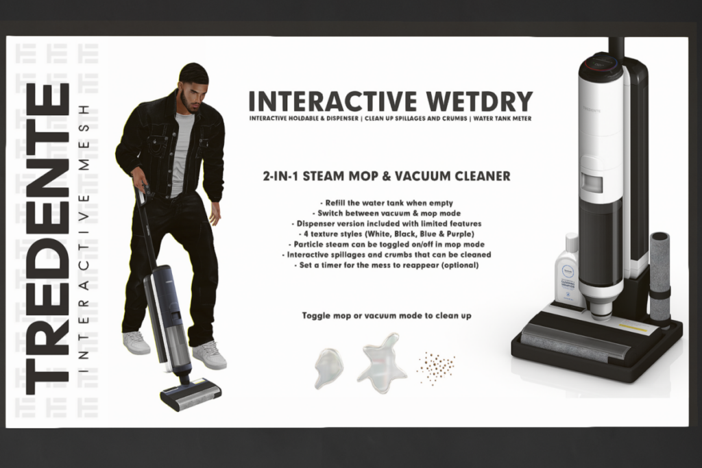 Interactive Wet Dry, L$729 each/L$2199 FP