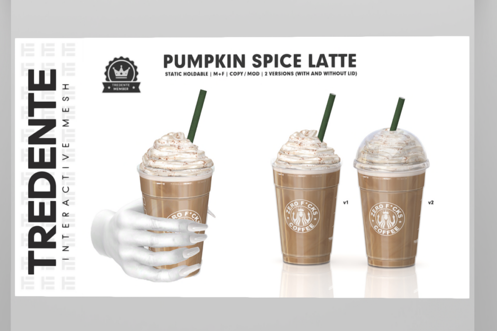Pumpkin Spice Latte, L$289