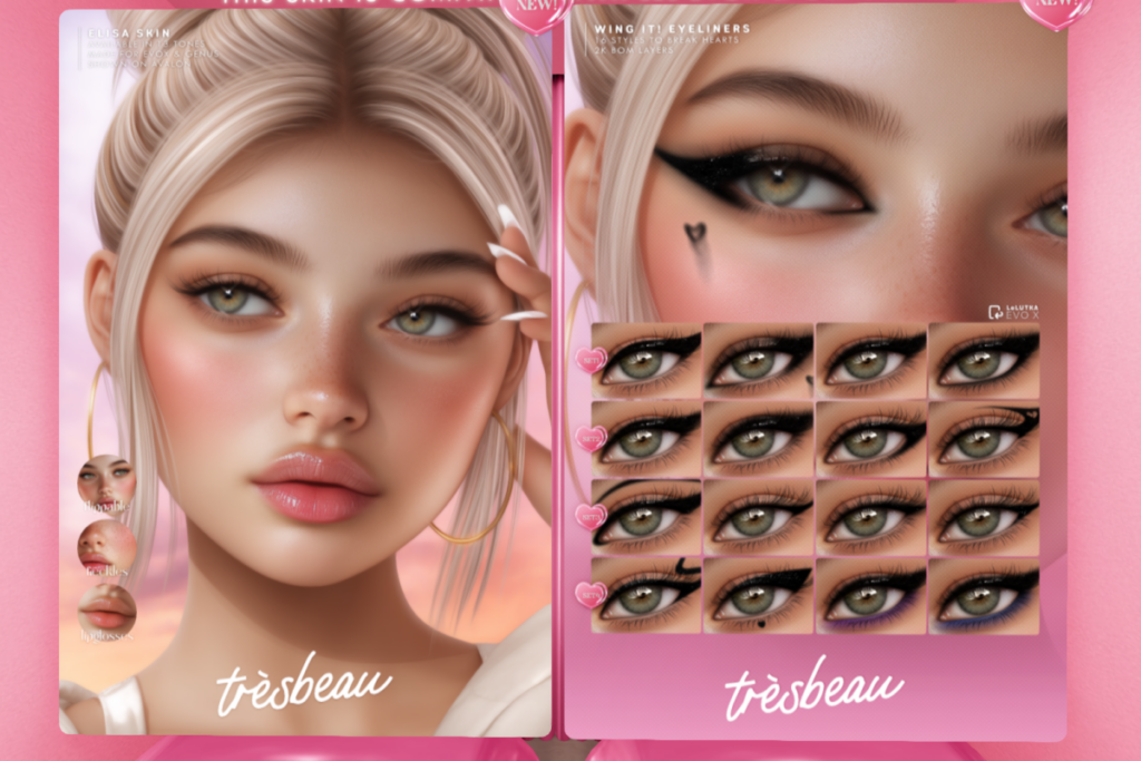 Elisa Skin &amp; Eyeliner - EvoX/Genus, L$799 each/L$350-L$2275 each FP