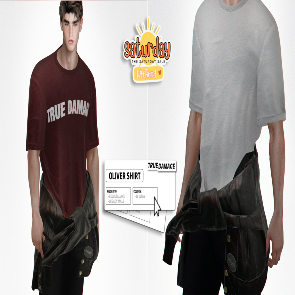 Oliver Shirt - Jake/Legacy	&lt;a href=&quot;http://maps.secondlife.com/secondlife/True%20Damage/103/104/1999&quot; target=&quot;_blank&quot;&gt;Teleport&lt;/a&gt;