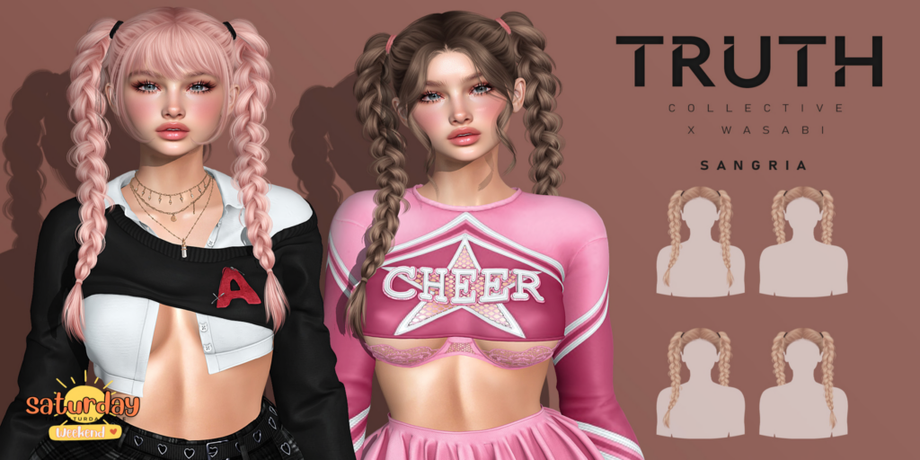 Sangria Hairstyle	&lt;a href=&quot;http://maps.secondlife.com/secondlife/Truth/158/27/34&quot; target=&quot;_blank&quot;&gt;Teleport&lt;/a&gt;