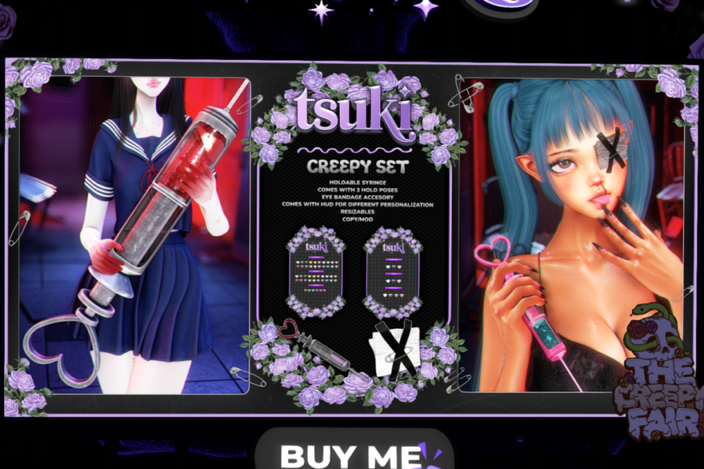 Creepy Set Holdable, L$349