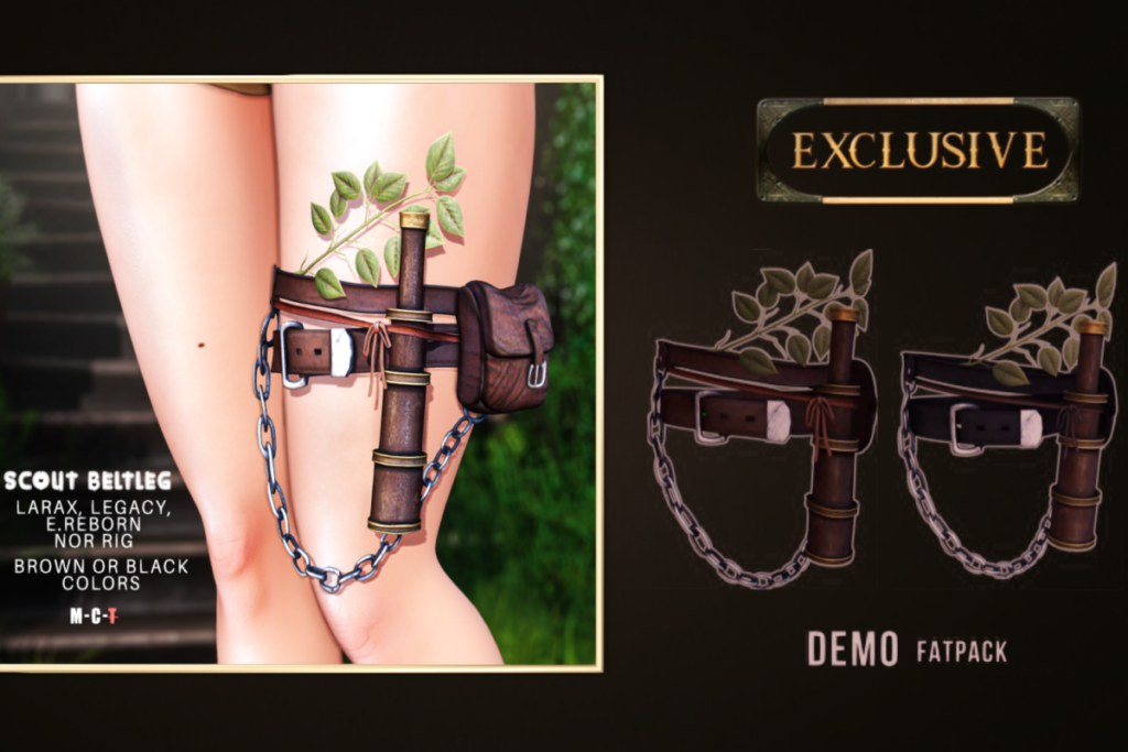 Scout Belt - Legacy/MaitreyaX/Reborn, L$295 each/L$325 FP