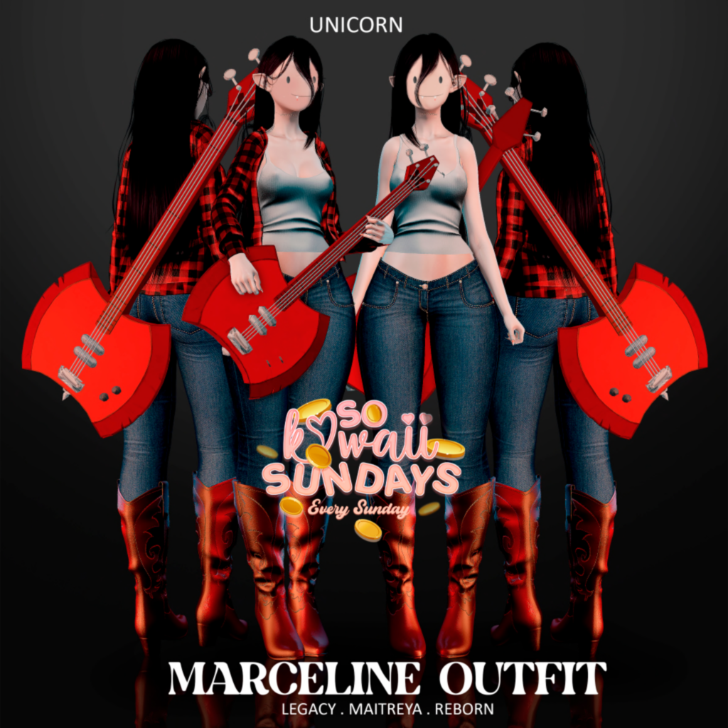 Marceline Outfit - Legacy/Maitreya/Reborn	&lt;a href=&quot;http://maps.secondlife.com/secondlife/Tamburello/210/191/819&quot; target=&quot;_blank&quot;&gt;Teleport&lt;/a&gt;