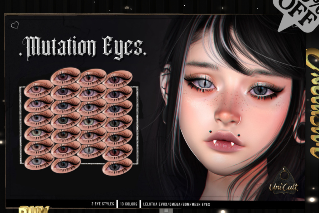 Mutation Eyes - BOM/EvoX/Mesh/Omega, L$140