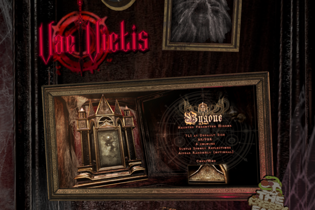 Bygone Haunted Forgotten Mirror, L$450