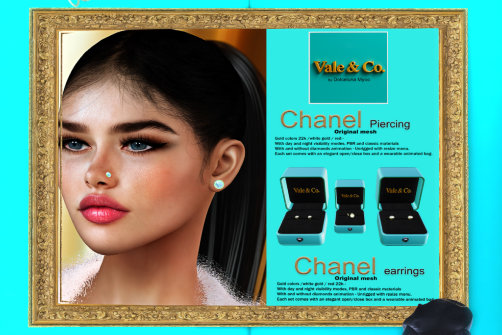 Chanel Piercing, L$499 each