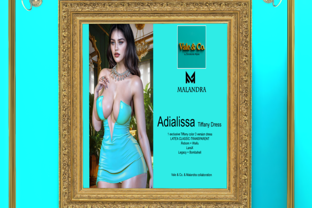Adialissa Tiffany Dress - Legacy/MaitreyaX/Reborn/+mods, L$499