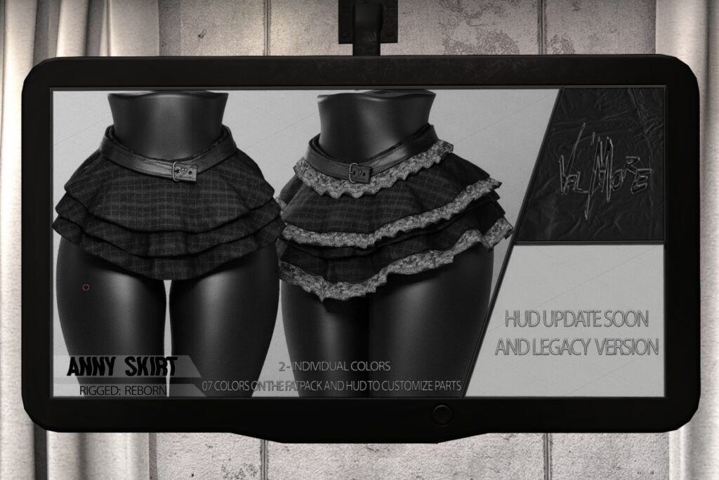 Anny Skirt - Reborn, L$299 each/L$999 FP