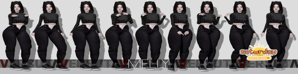 Melly Poses	&lt;a href=&quot;http://maps.secondlife.com/secondlife/Magical/222/66/777&quot; target=&quot;_blank&quot;&gt;Teleport&lt;/a&gt;
