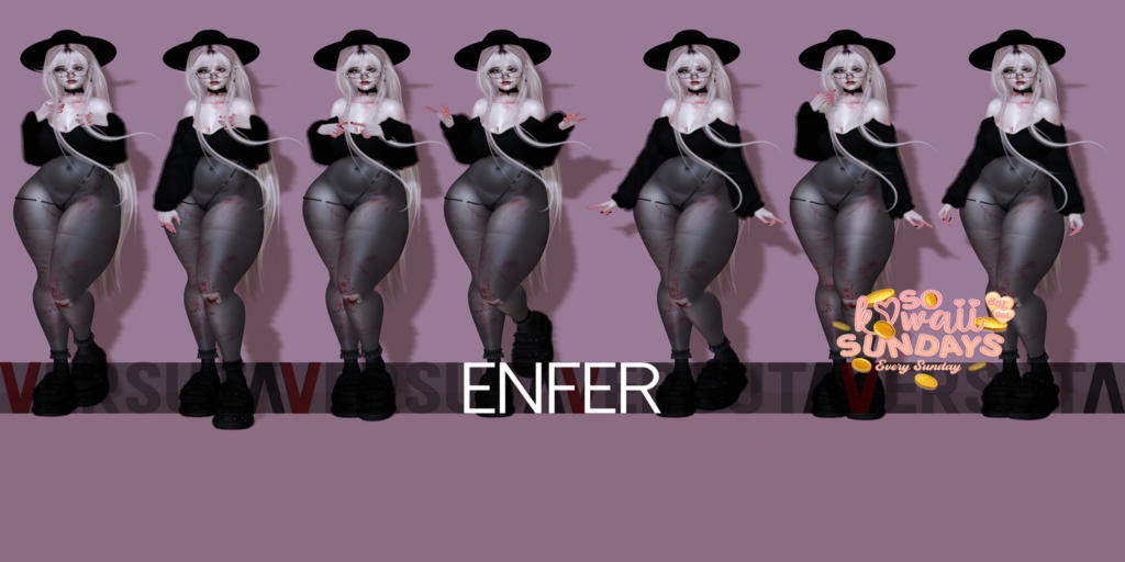 Enfer Poses	&lt;a href=&quot;http://maps.secondlife.com/secondlife/Magical/222/66/777&quot; target=&quot;_blank&quot;&gt;Teleport&lt;/a&gt;