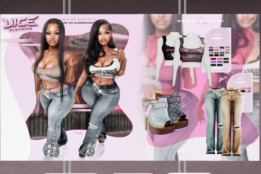 Imani Tank Top, Carpenter Jeans, &amp; Heels - Inithium/Legacy/MaitreyaX/Reborn/Yentements, L$299-L$599 each/L$1299 each FP/L$3299 MP