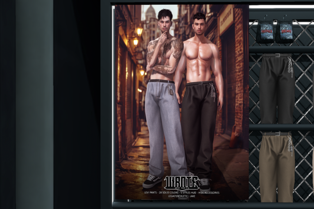Levi Pants - Jake/Legacy/+mods, L$349 each/L$700 FP