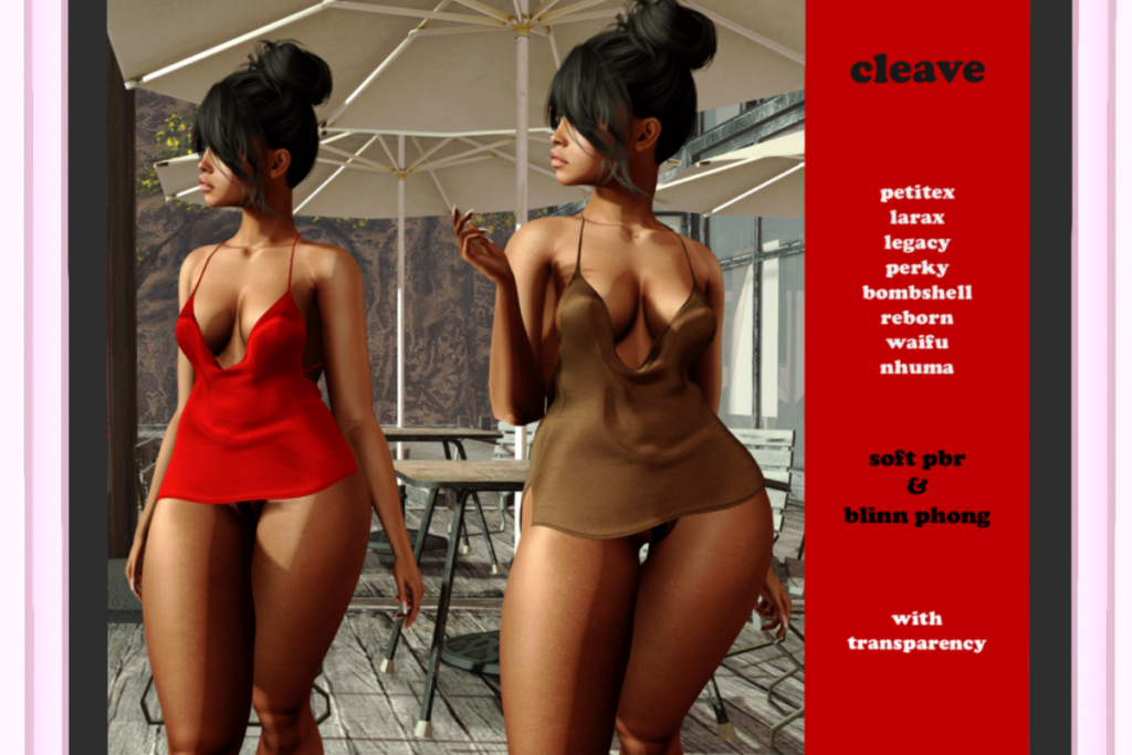 Cleave - Legacy/MaitreyaX/Nhumana/Reborn/+mods, L$500 each/L$2000FP
