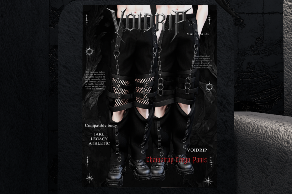 Chain Strap Cargo Pants - Jake/Legacy/+mods, L$280 each